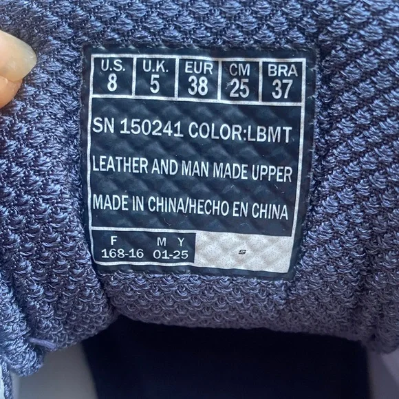 Skechers D’Lites Air Cooled Memory Foam Women's Athletic Shoes. LtBlue&Pink. US8 - Picture 13 of 14